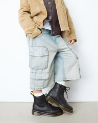 junior 1460 softy t leather lace up boots