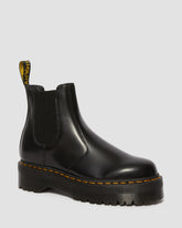 2976 smooth leather platform chelsea boots