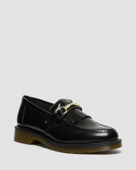 adrian snaffle smooth leather kiltie loafers