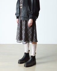 faux fur lined platform chelsea boots