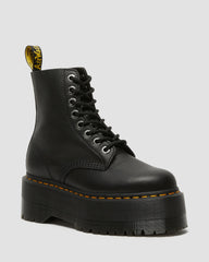 1460 max leather platform boots