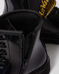 junior 1460 rainbow patent leather lace up boots