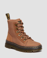 women's suede utility boots