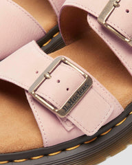 nubuck leather slide sandals