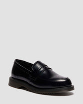 temara polished smooth leather loafers