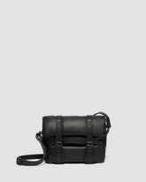 7 inch padded leather satchel