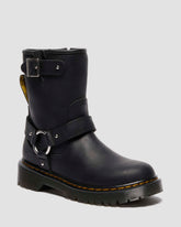 kids leather biker boots