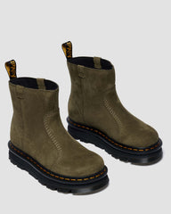 slip on nubuck boots