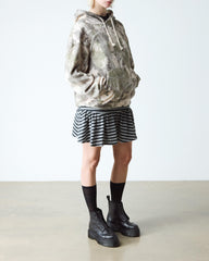 croc emboss leather platform boots