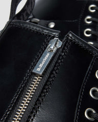 leather platform boots