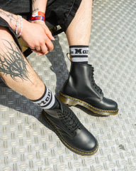 1460 smooth leather lace up boots