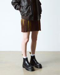 2976 smooth leather platform chelsea boots