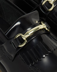 adrian snaffle smooth leather kiltie loafers