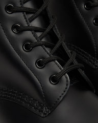 101 yellow stitch smooth leather ankle boots