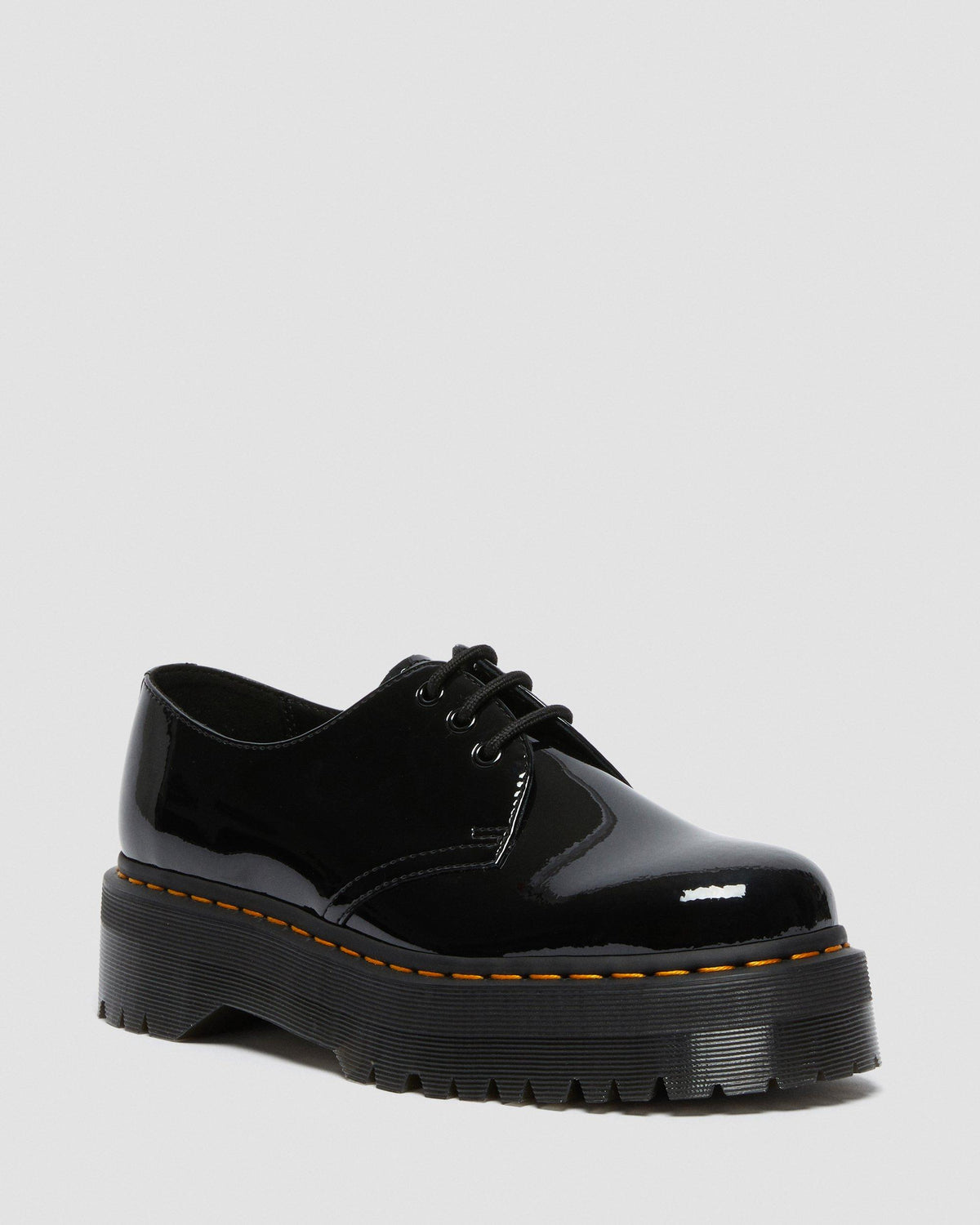 1461 patent leather platform oxford shoes