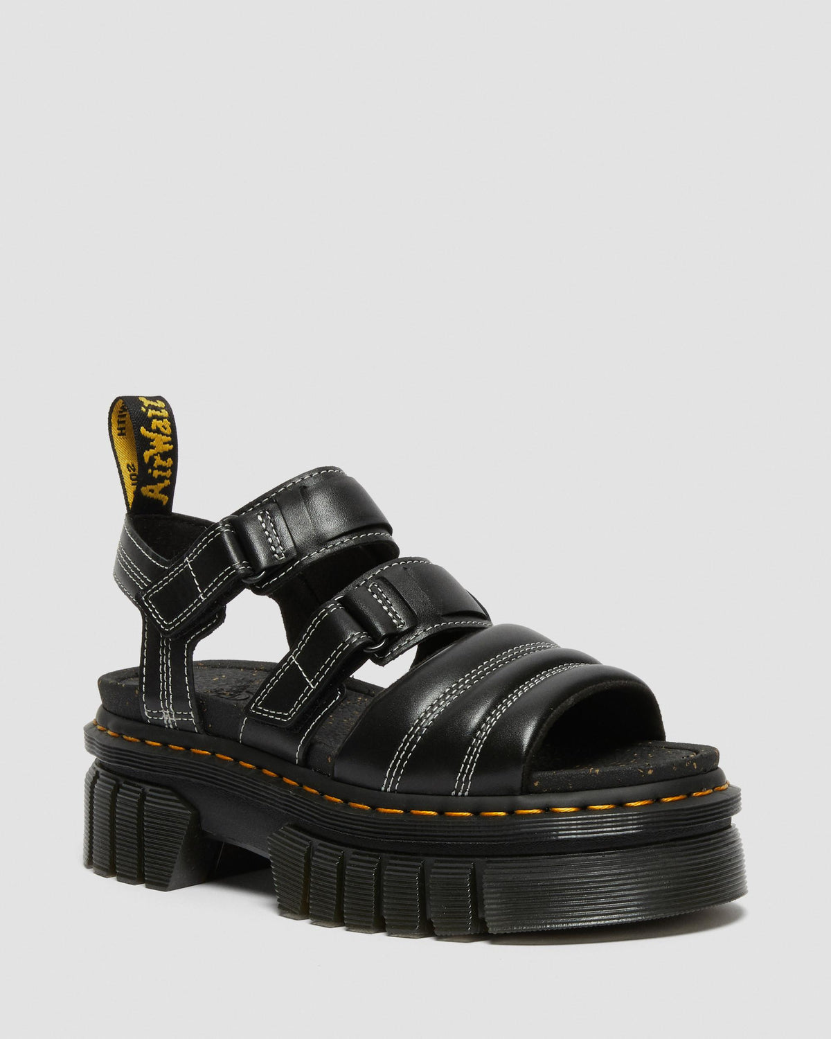 ricki nappa lux leather 3-strap sandals