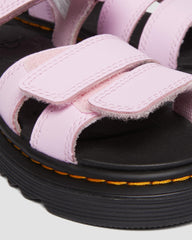 junior klaire athena leather strap sandals