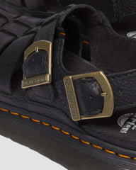 wrenlie grizzly leather fisherman sandals