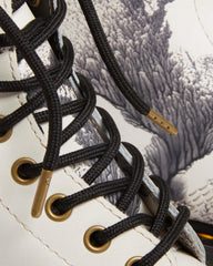 1460 tate 'decalcomania' backhand leather lace up boots