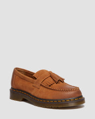 nubuck leather tassle loafers