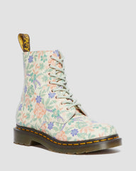 floral reclaimed leather boots