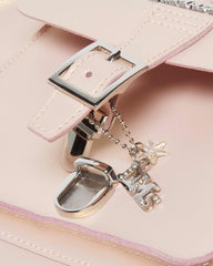 metallic shift leather backpack