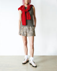 iridescent leather mary jane shoes