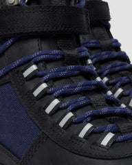 leather and canvas utility boots