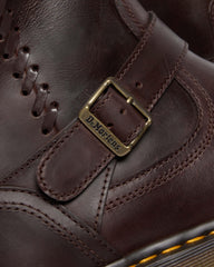 crazy horse leather biker boots