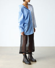 reclaimed leather floral print lace up boots