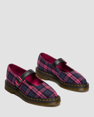 tartan mary jane shoes