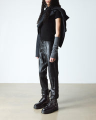 leather platform boots