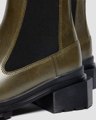 square toe leather boots