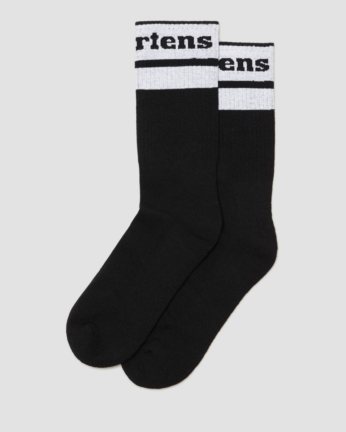 athletic logo organic cotton blend socks