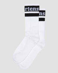 athletic logo organic cotton blend socks